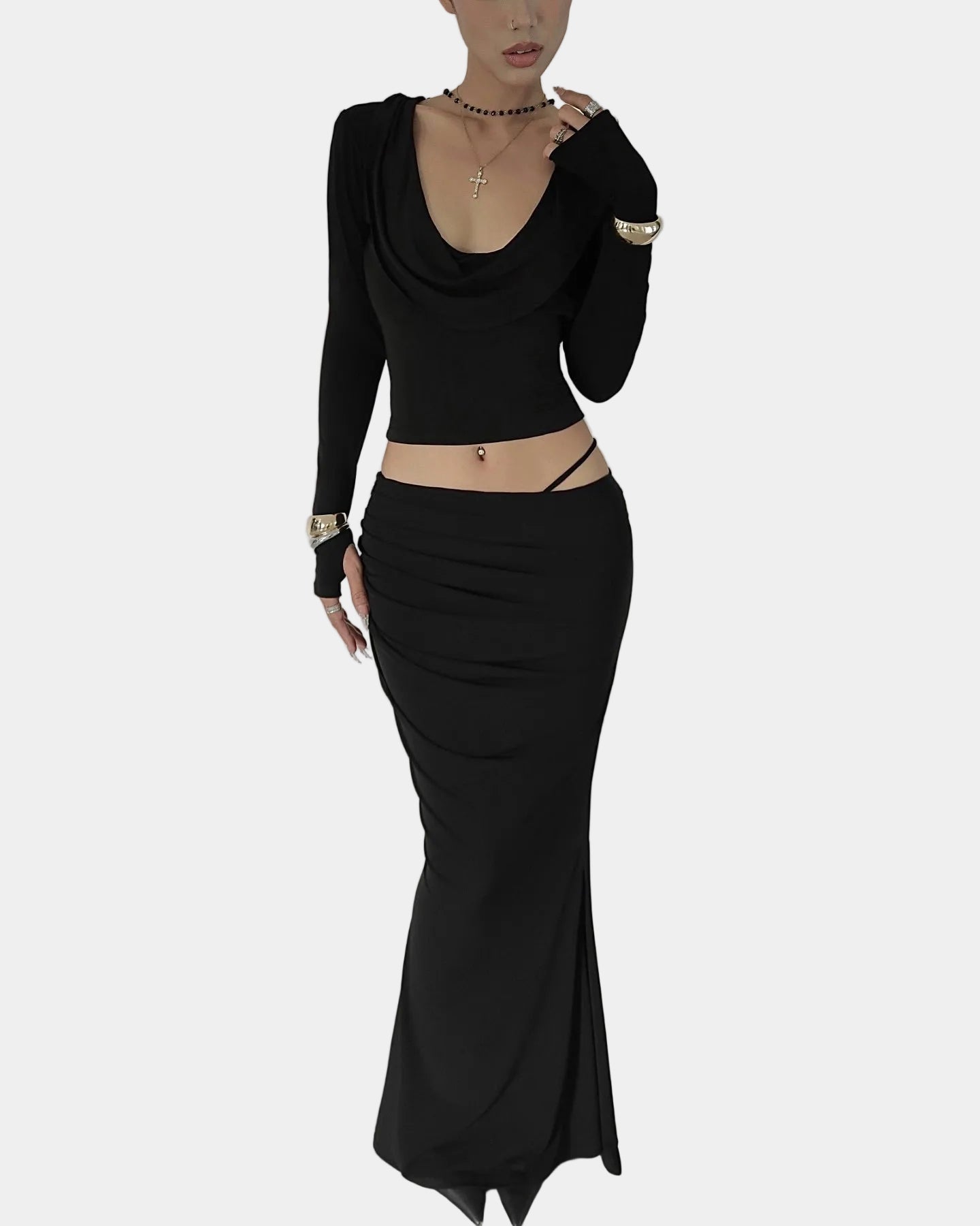 Crescent Raven Skirt