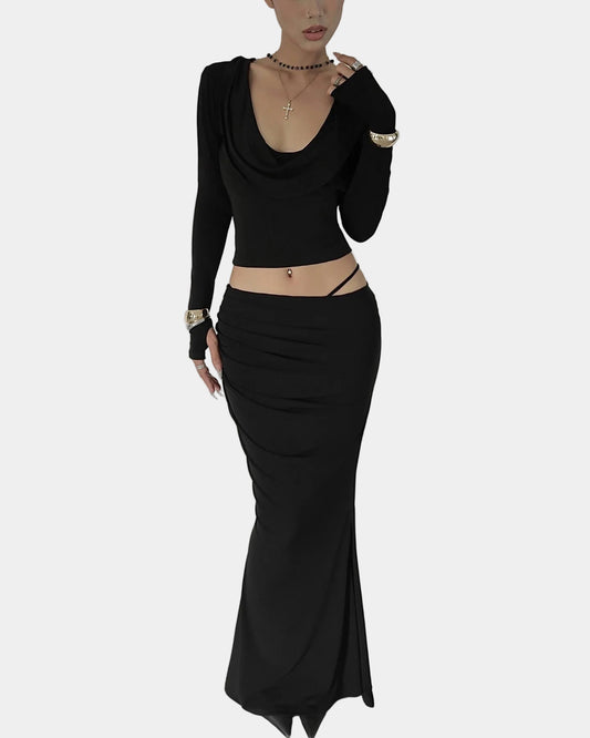 Crescent Raven Skirt