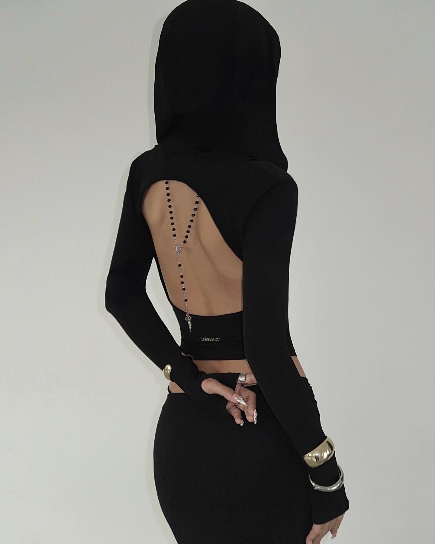 Crescent Raven Top