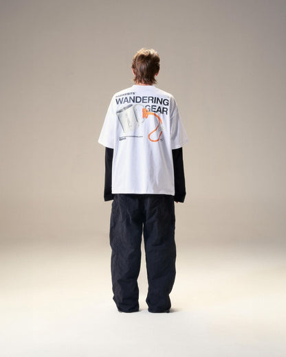 Bad Habits S-Wanderlust Gear Tee - White