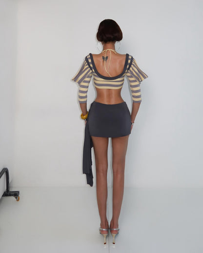 Lussera.Vita Asym Mini Skirt