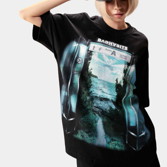 Bad Habits S-Wild Station Tee - Black