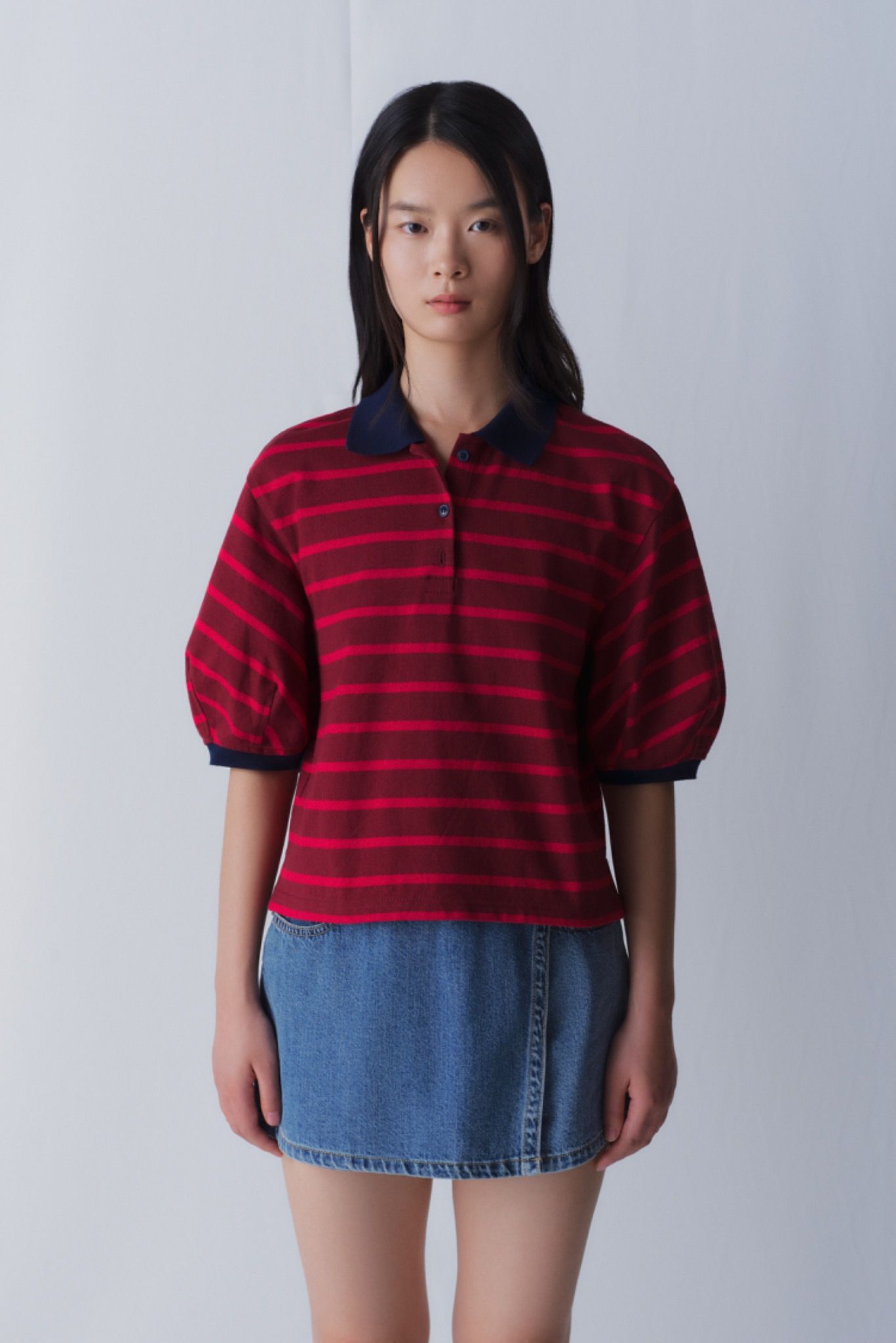 Libe Boxy Polo Top (Pre-order)