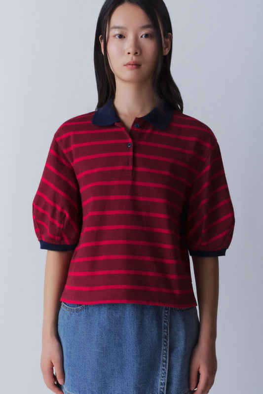 Libe Boxy Polo Top (Pre-order)