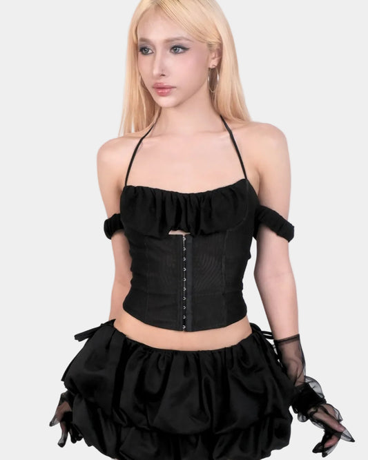 Egorose Ruffle Corset
