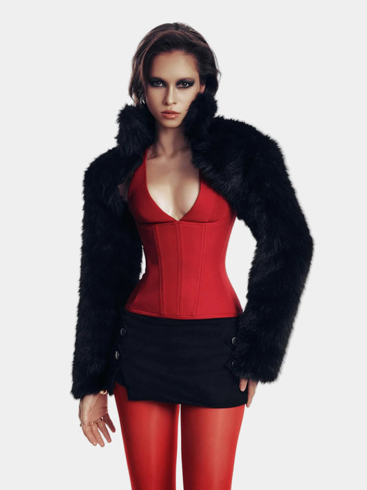 Co Tich Black Rose Jacket