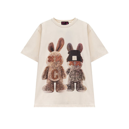 Bad Rabbit Club Couple Teddy Tee