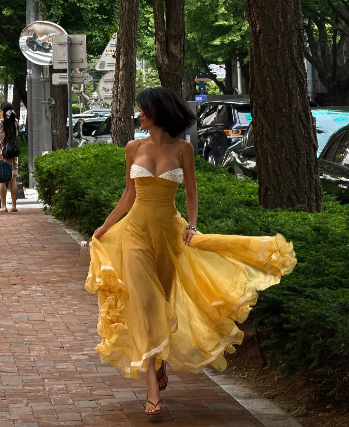 Huelleyrose Liane Dress Yellow