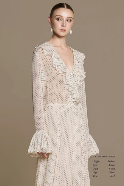 Huong Boutique Nomad Ruffle Blouse
