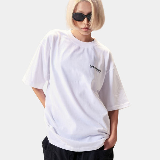 Bad Habits S-Urbanwanderers Tee - White