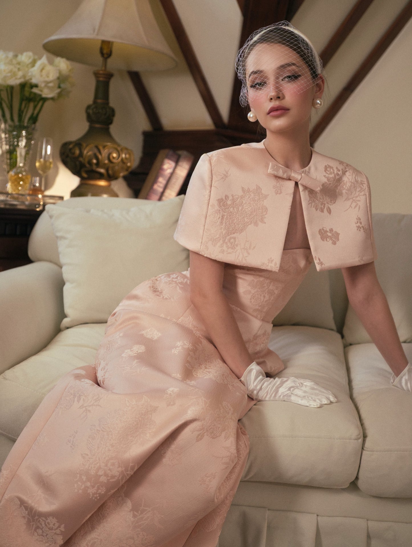 Kisserine Yvonne Dress - Pink