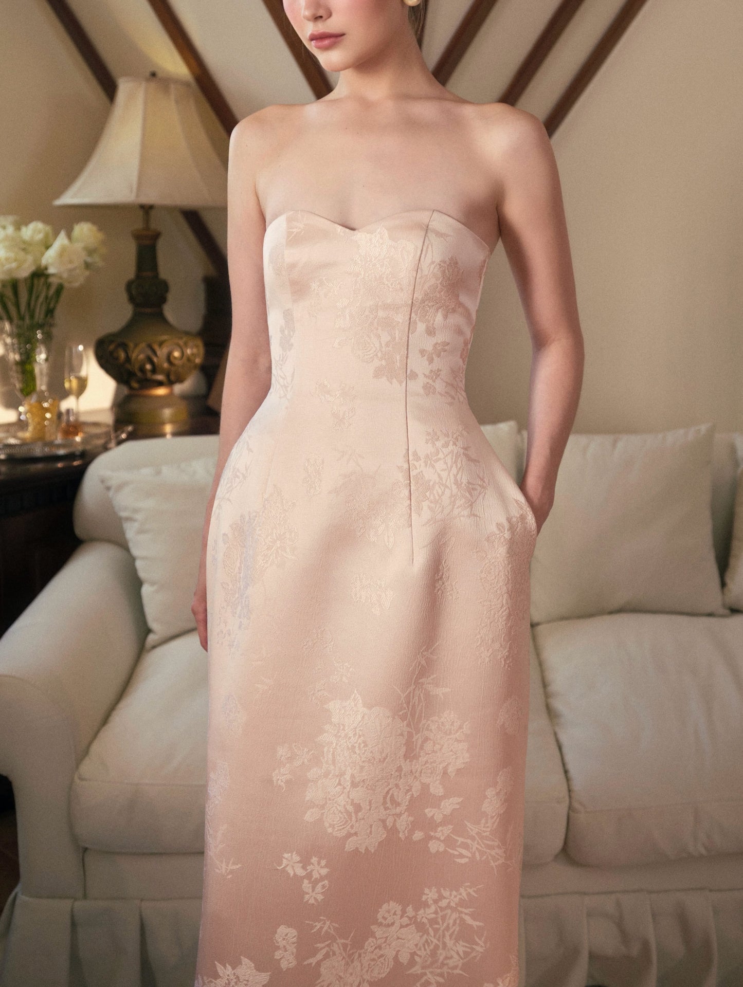 Kisserine Yvonne Dress - Pink