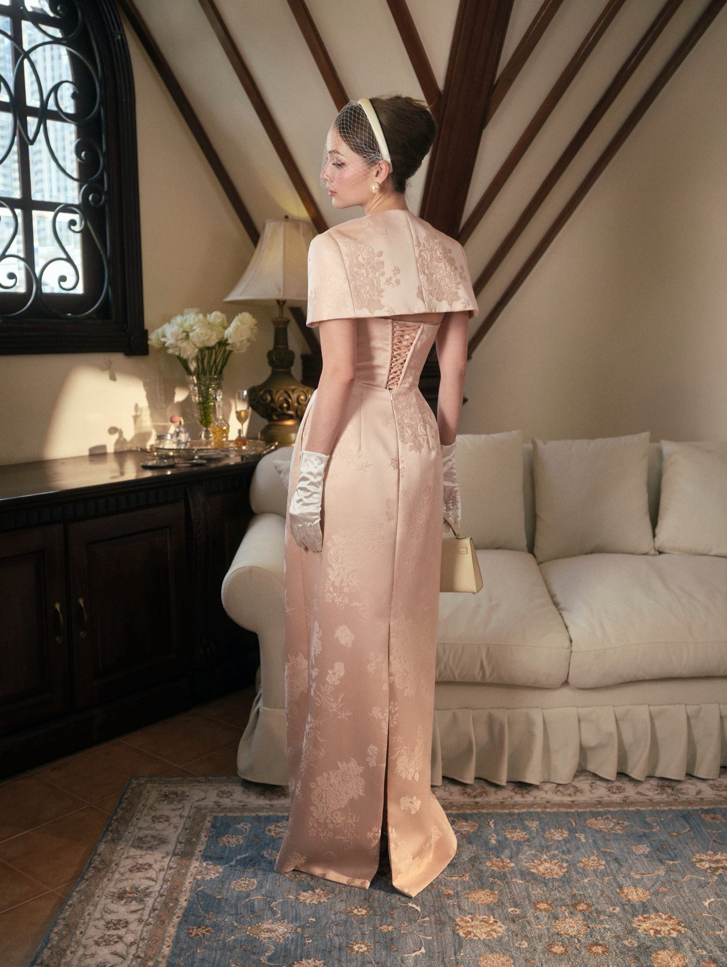 Kisserine Yvonne Dress - Pink
