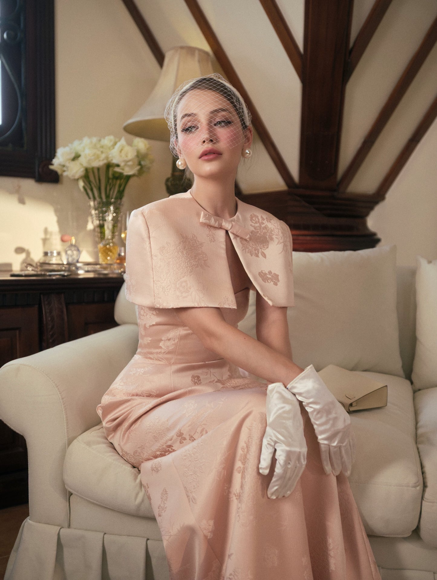 Kisserine Yvonne Dress - Pink