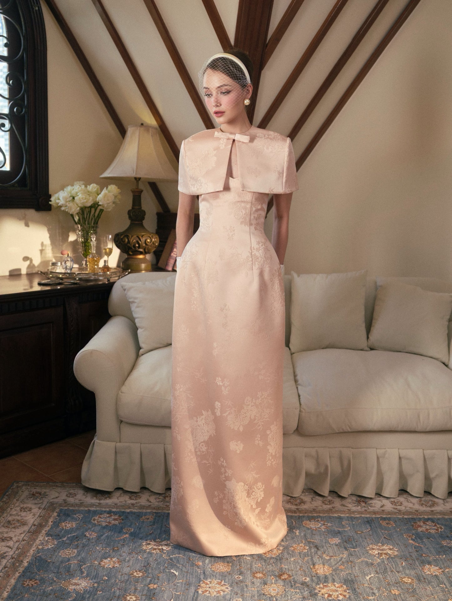 Kisserine Yvonne Dress - Pink