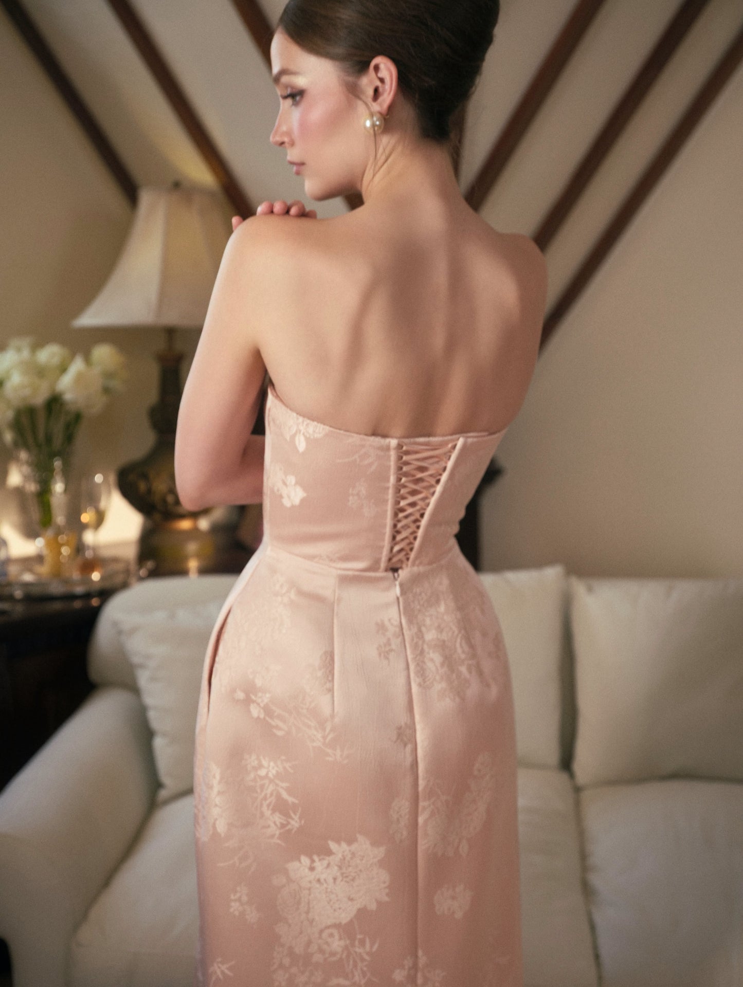 Kisserine Yvonne Dress - Pink