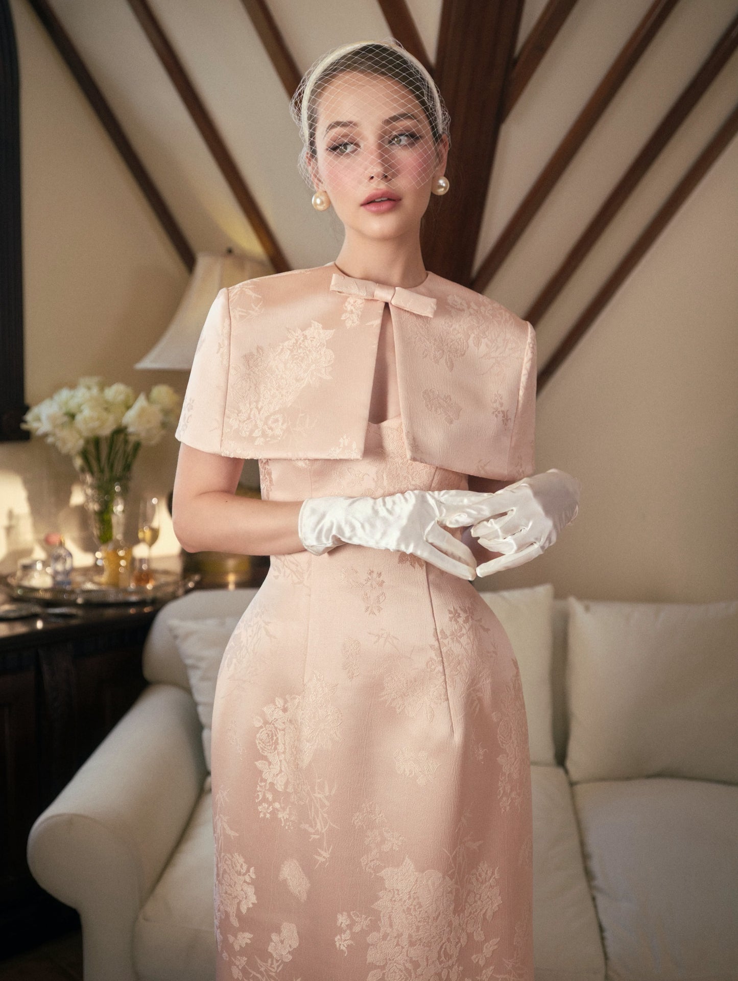 Kisserine Yvonne Dress - Pink