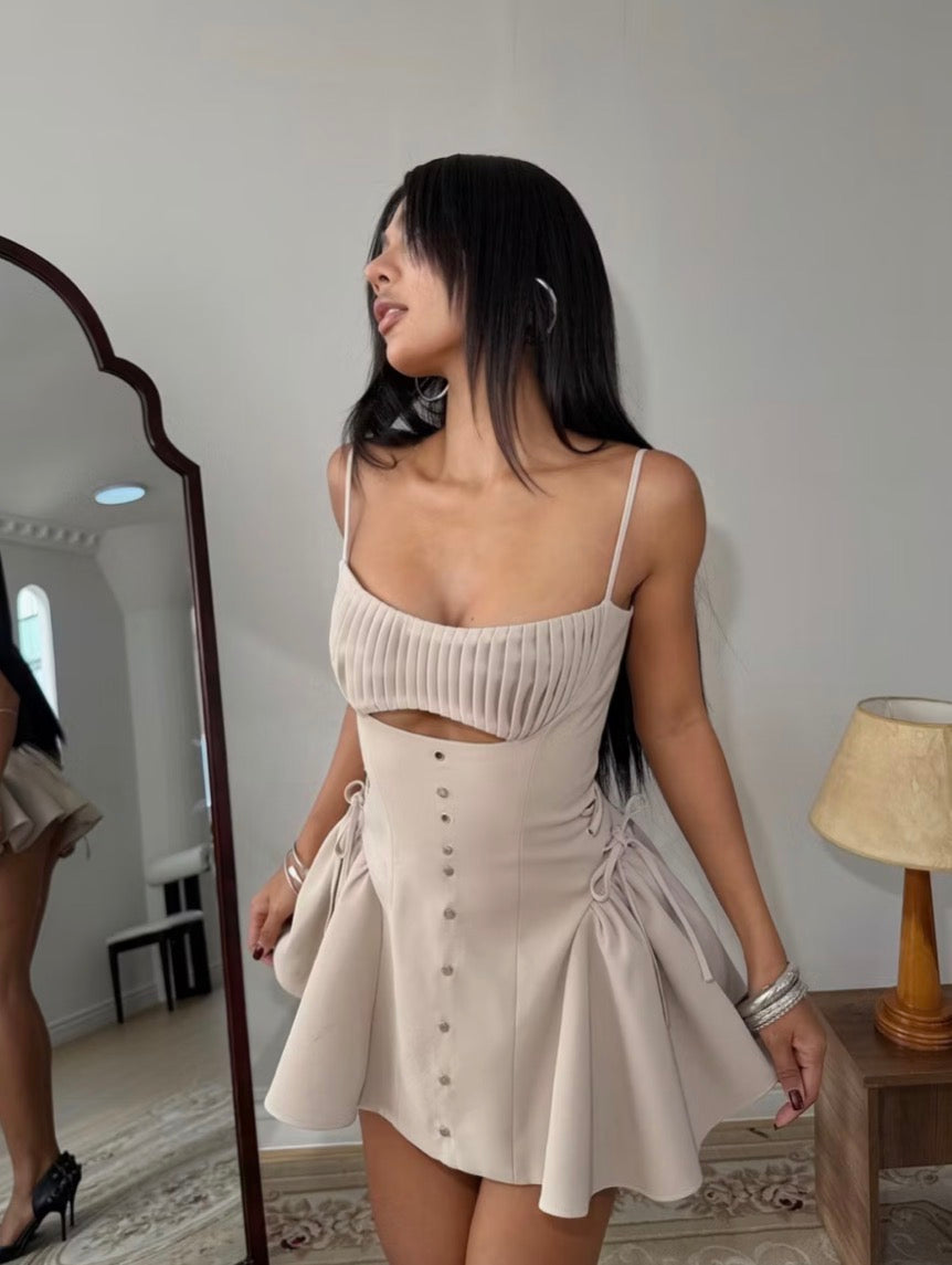 Egorose Ivory Muse Dress
