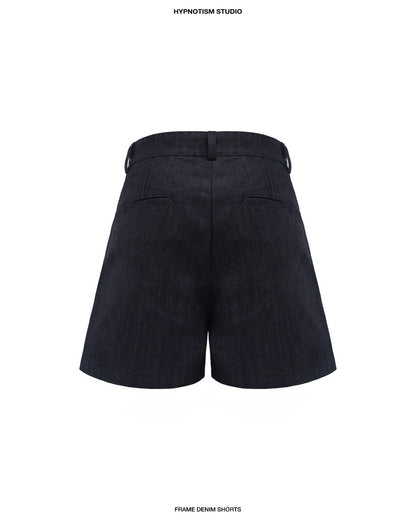 Hypnotism Frame Denim Shorts