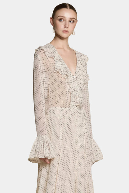 Huong Boutique Nomad Ruffle Blouse