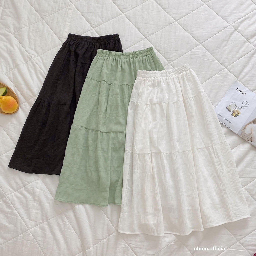 Nhien Vintage Tiered Skirt Bv27 (Pre-order)