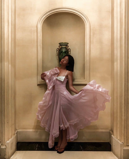 Huelleyrose Liane Dress Pink