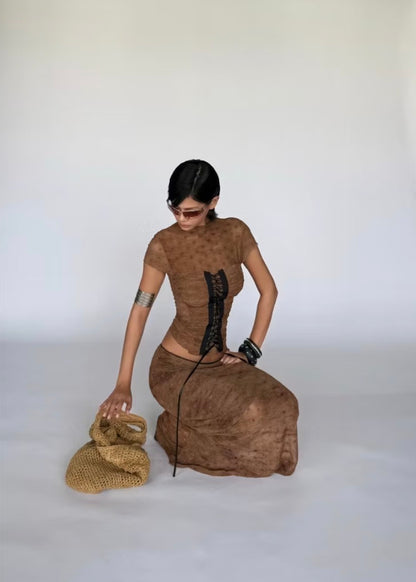 Sodope Club Brown Tender Top