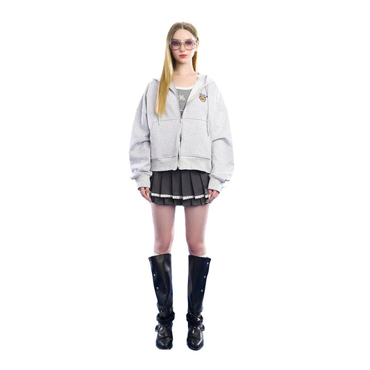 Aiai Studio Agom Bear Boxy Hoodie (Pre-order) - Em Clothing