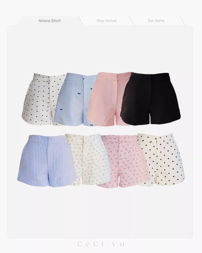 Ceci Amora Short - Ivory Polka