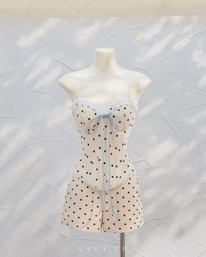 Ceci Amora Short - Ivory Polka