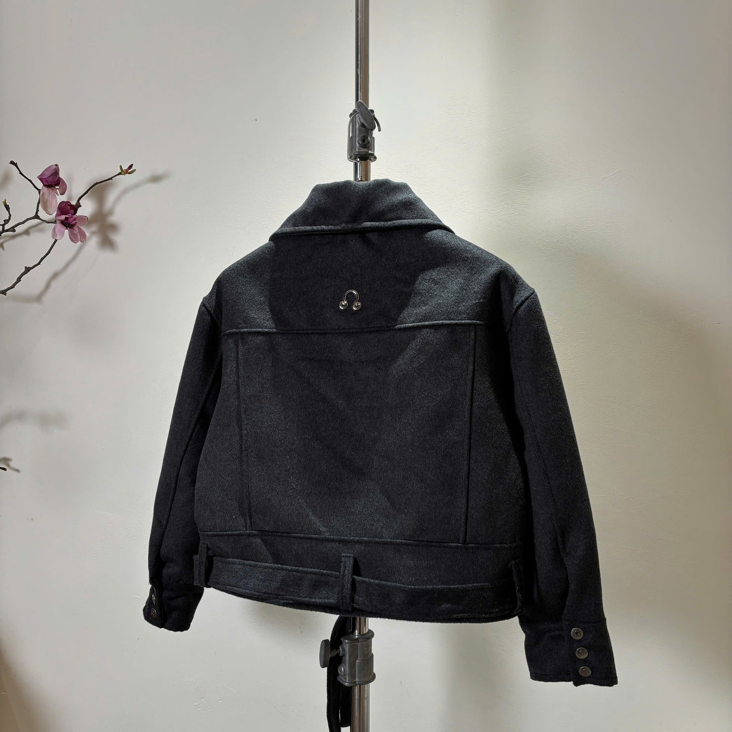 Nhabachtuot Diagonal Zip Wool Coat