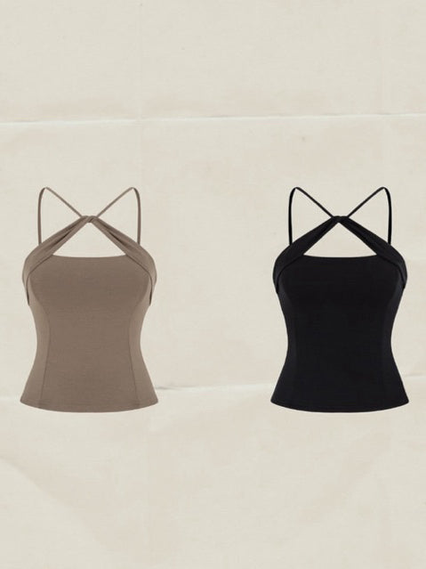 Odode Long Halter Top