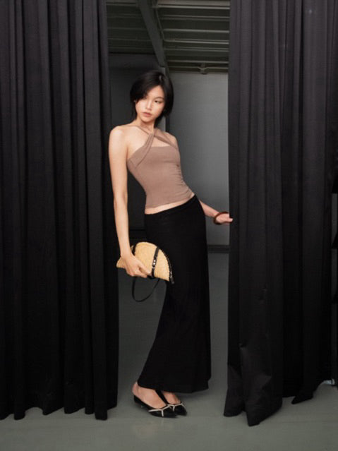 Odode Long Halter Top