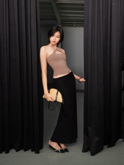 Odode Long Halter Top