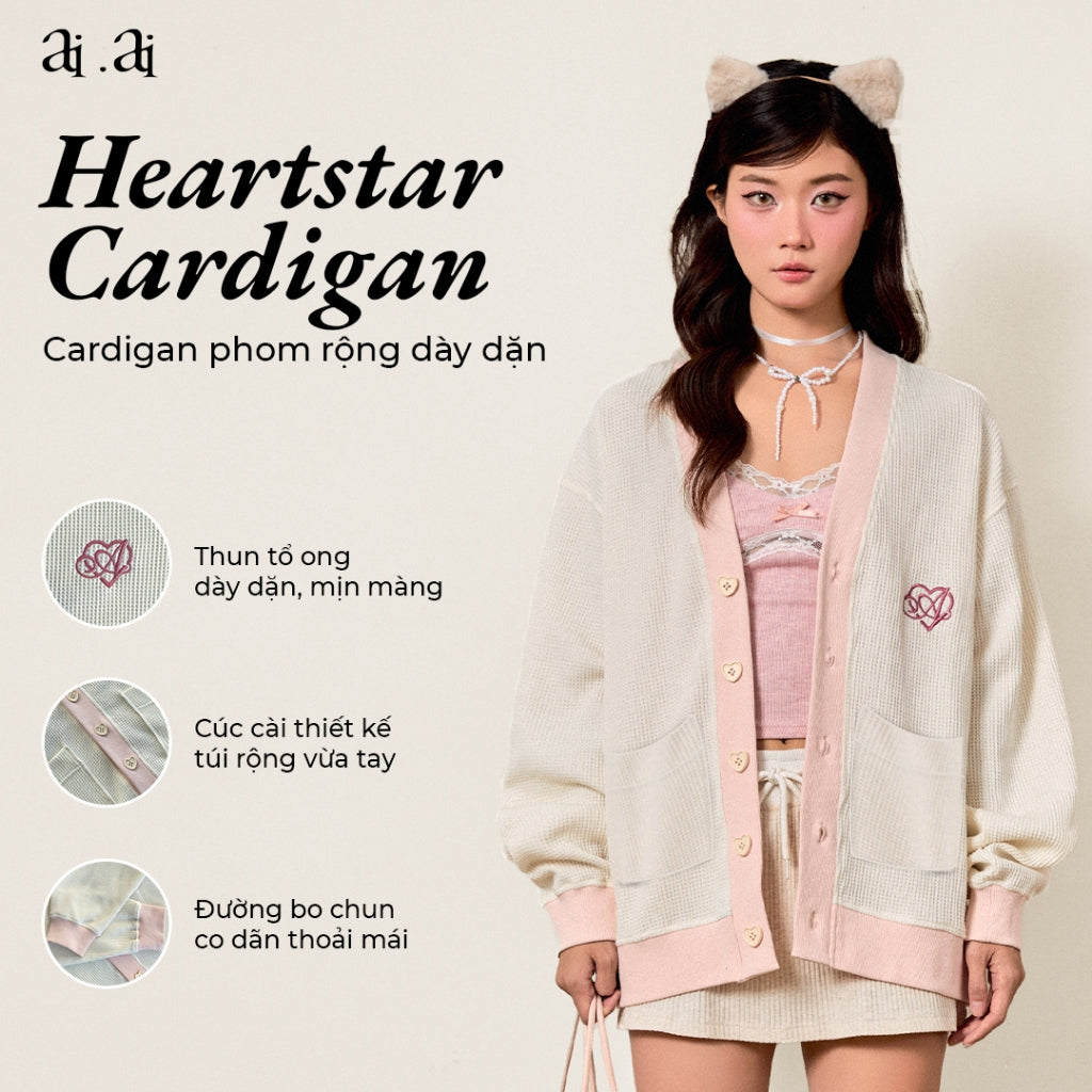 Aiai Studio "Heartstar" Cardigan (Pre-order)
