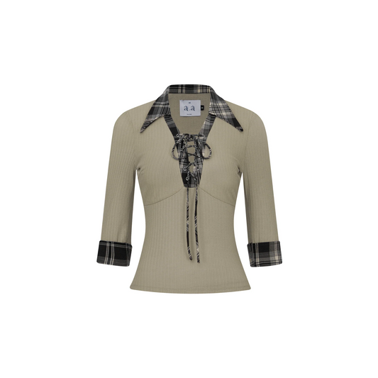Aiai Studio Amber Polo Shirt (Pre-order) - Em Clothing