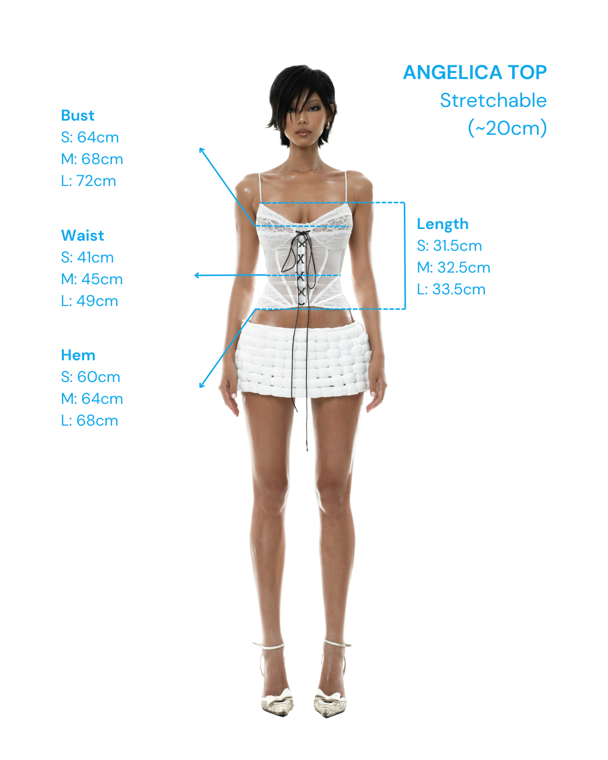 Huelleyrose Angelica Top (Pre-order)