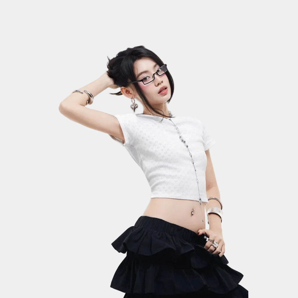 Tus.Atelier Baby Tee Em Be Lon
