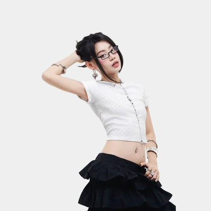Tus.Atelier Baby Tee Em Be Lon