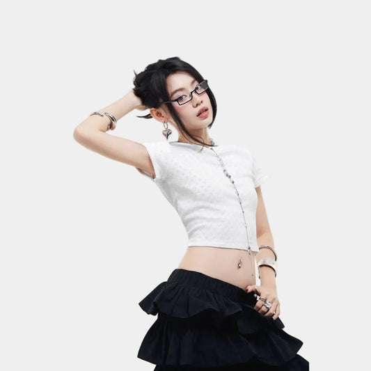 Tus.Atelier Baby Tee Em Be Lon