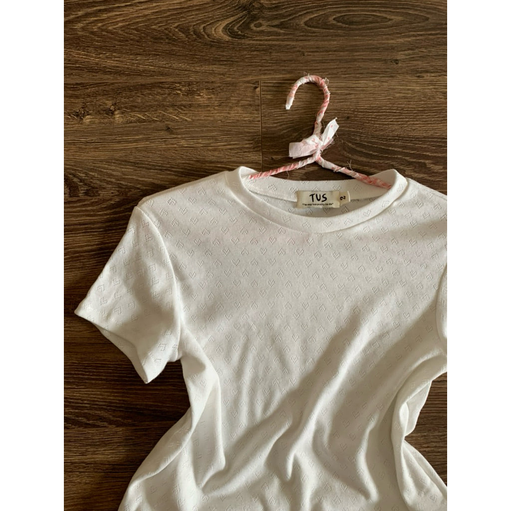 Tus.Atelier Baby Tee Em Be Lon