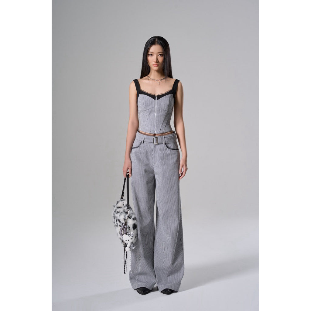 Cera Wide Strap Corset Top