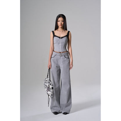 Cera Wide Strap Corset Top