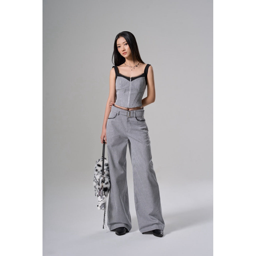 Cera Wide Strap Corset Top