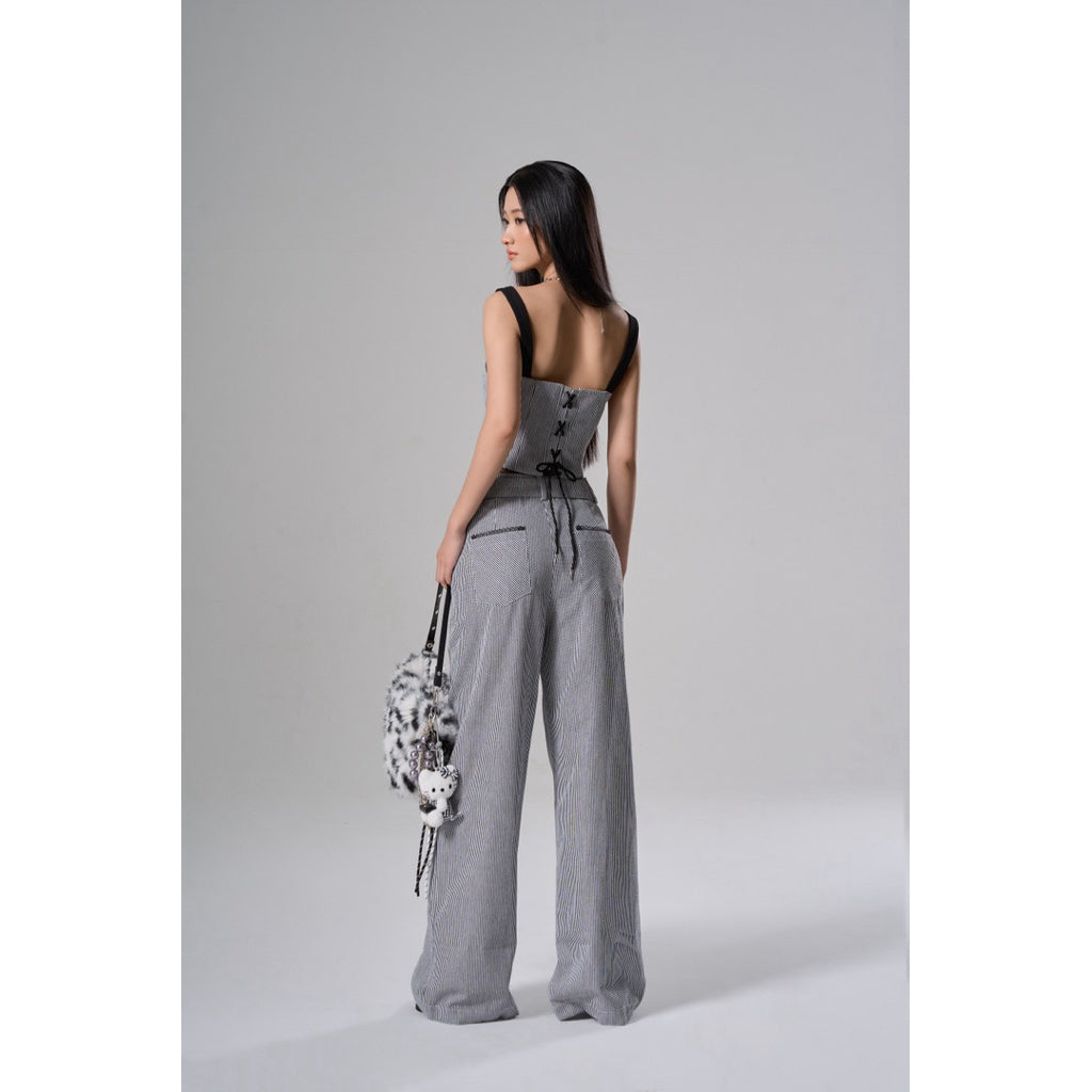 Cera Wide Strap Corset Top