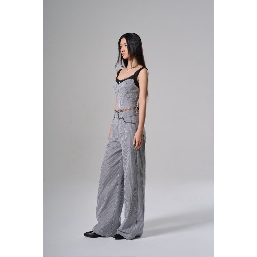 Cera Wide Strap Corset Top