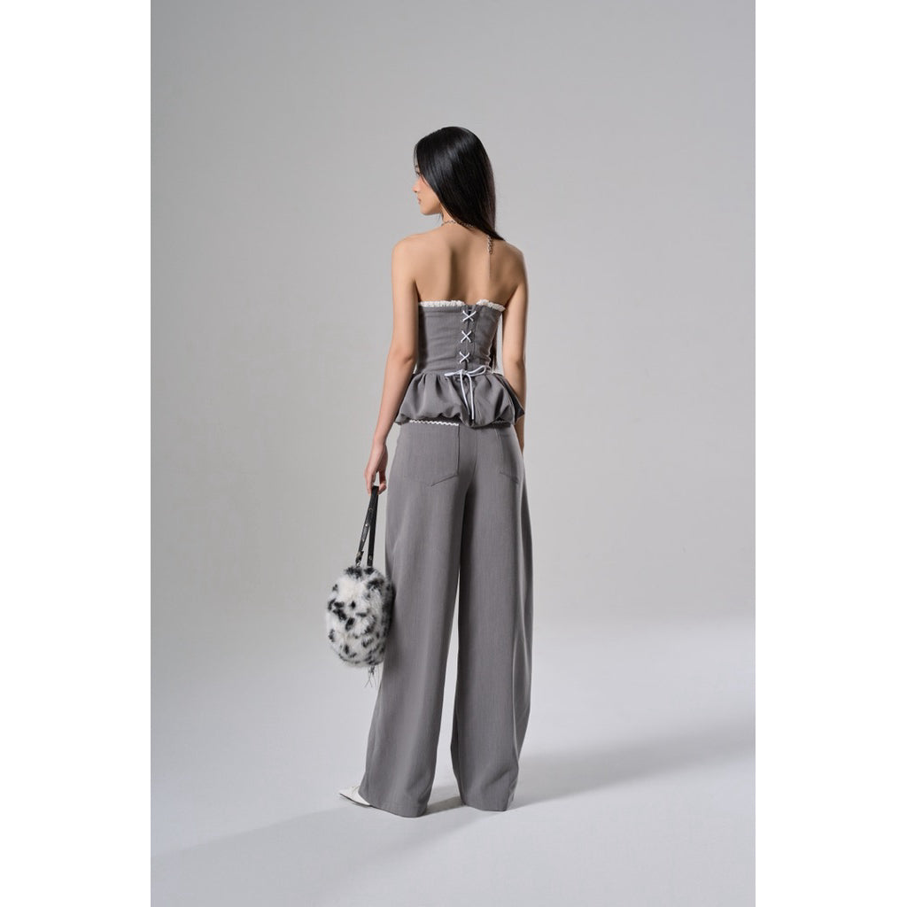 Cera Bubble Bustier Top