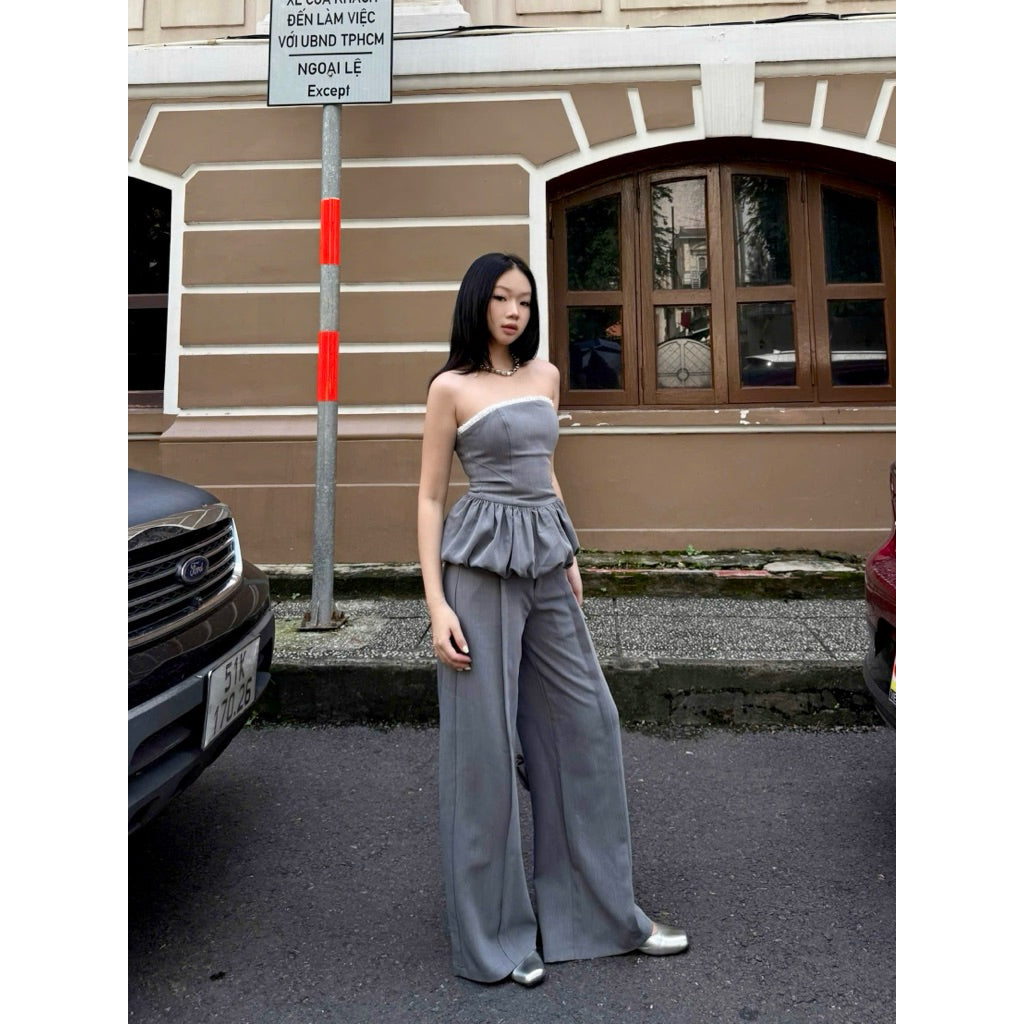 Cera Bubble Bustier Top