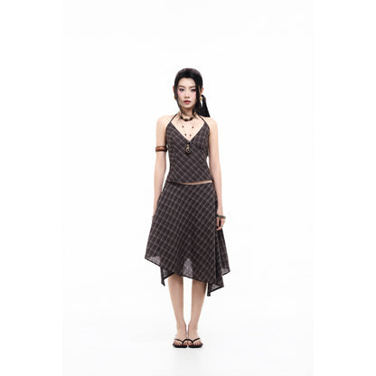Tus.Atelier Hope Plaid Camisole