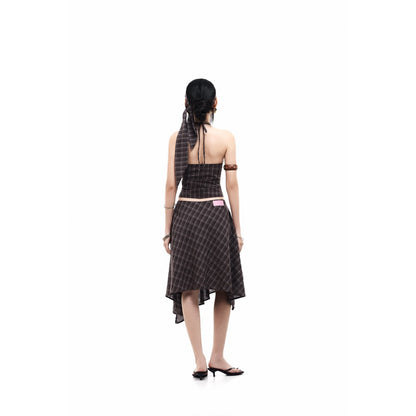 Tus.Atelier Hope Plaid Camisole